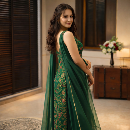 Green Ethnic Suit ✨ New Year Sale ✨