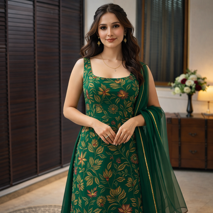 Green Ethnic Suit ✨ New Year Sale ✨