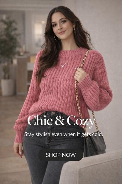 Midnight Luxe Knit Sweater ✨ New Year Sale ✨